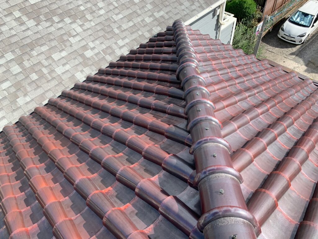 瓦屋根修理