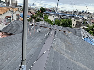 アンテナの撤去
